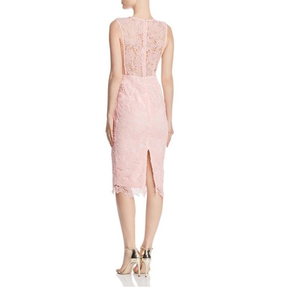 Sau Lee Pink Lace Kendall Dress - 4 - Picture 2 of 6